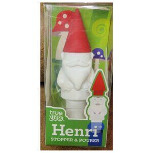 NWT True Zoo Williams Sonoma Gnome Bottle Stopper Pourer